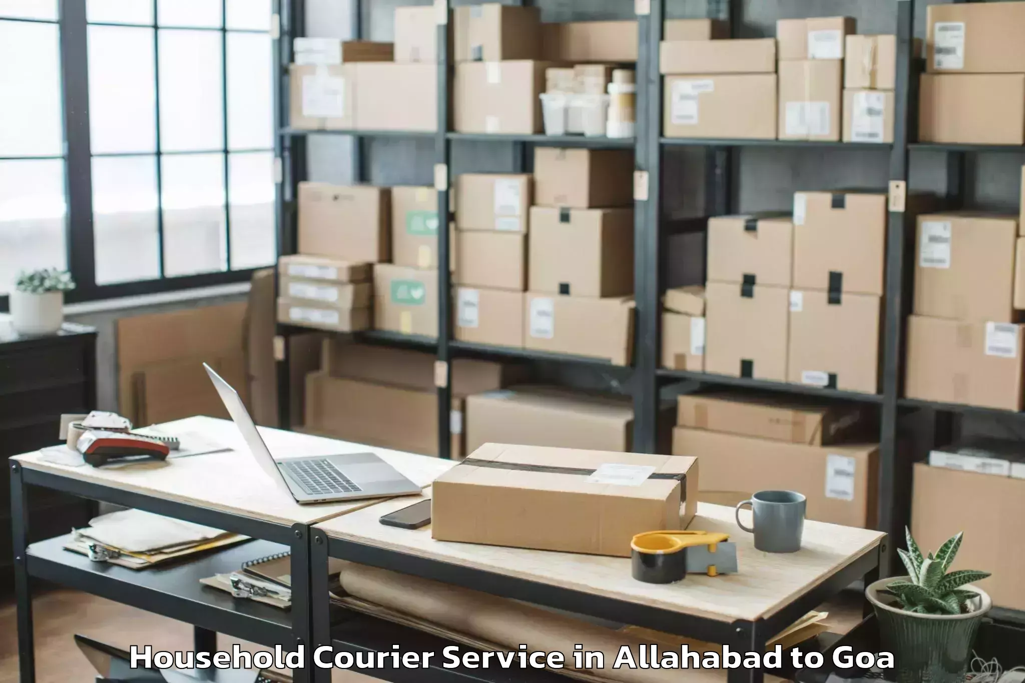 Expert Allahabad to Bandora Household Courier